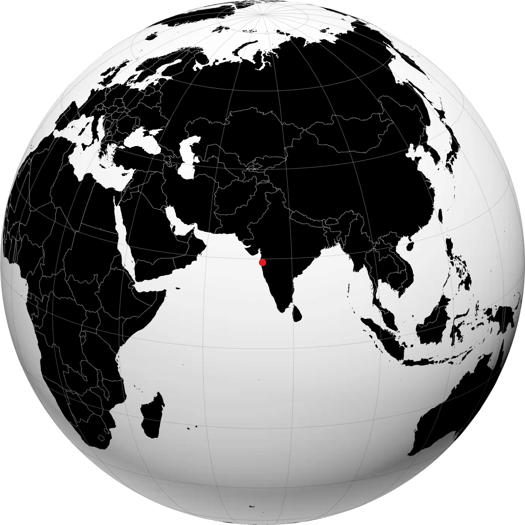 Ulhasnagar no globo