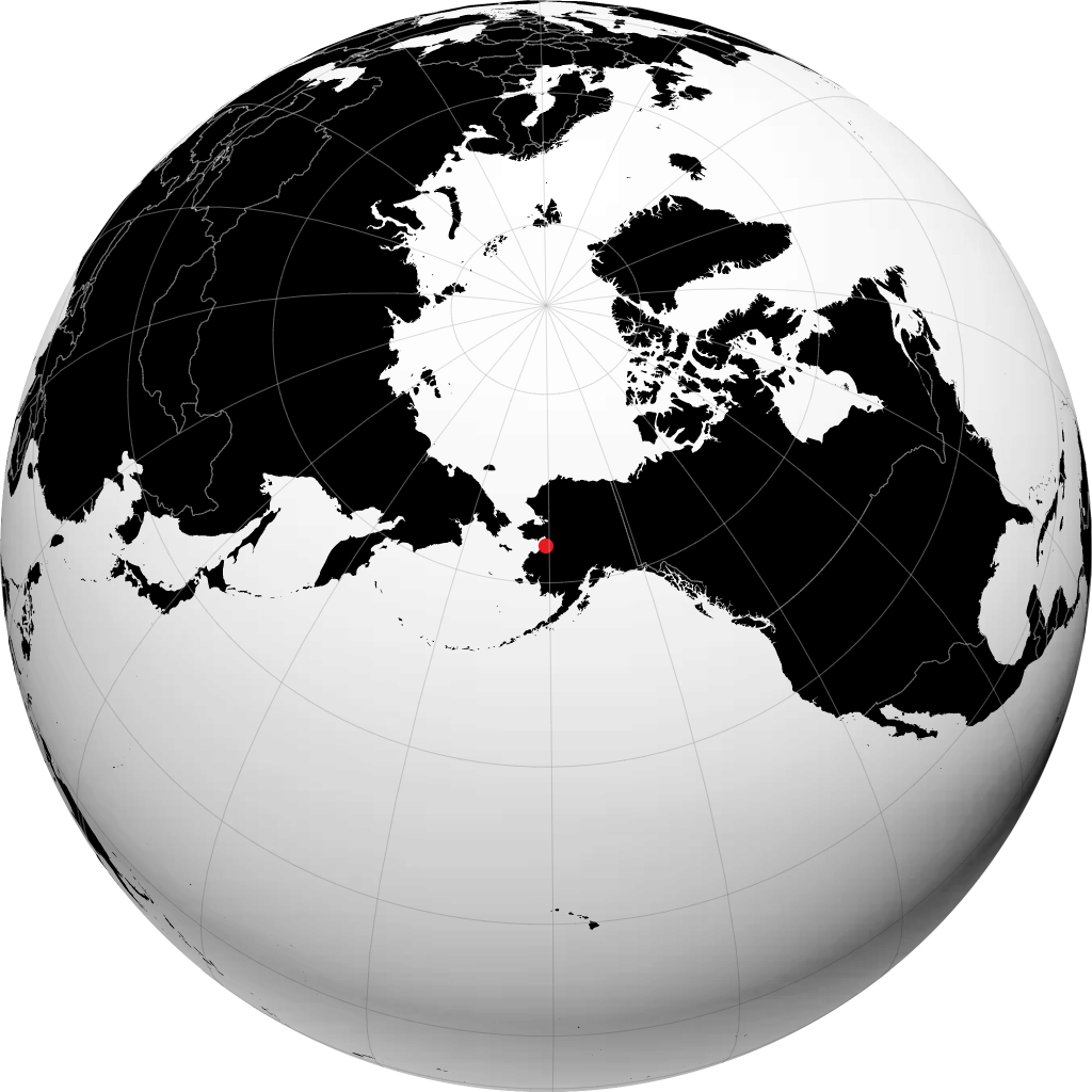 Unalakleet no globo