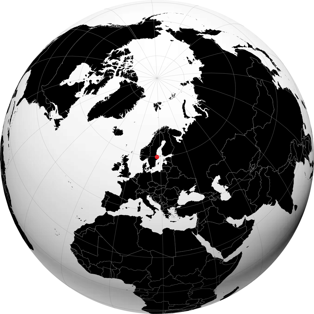 Uppsala no globo