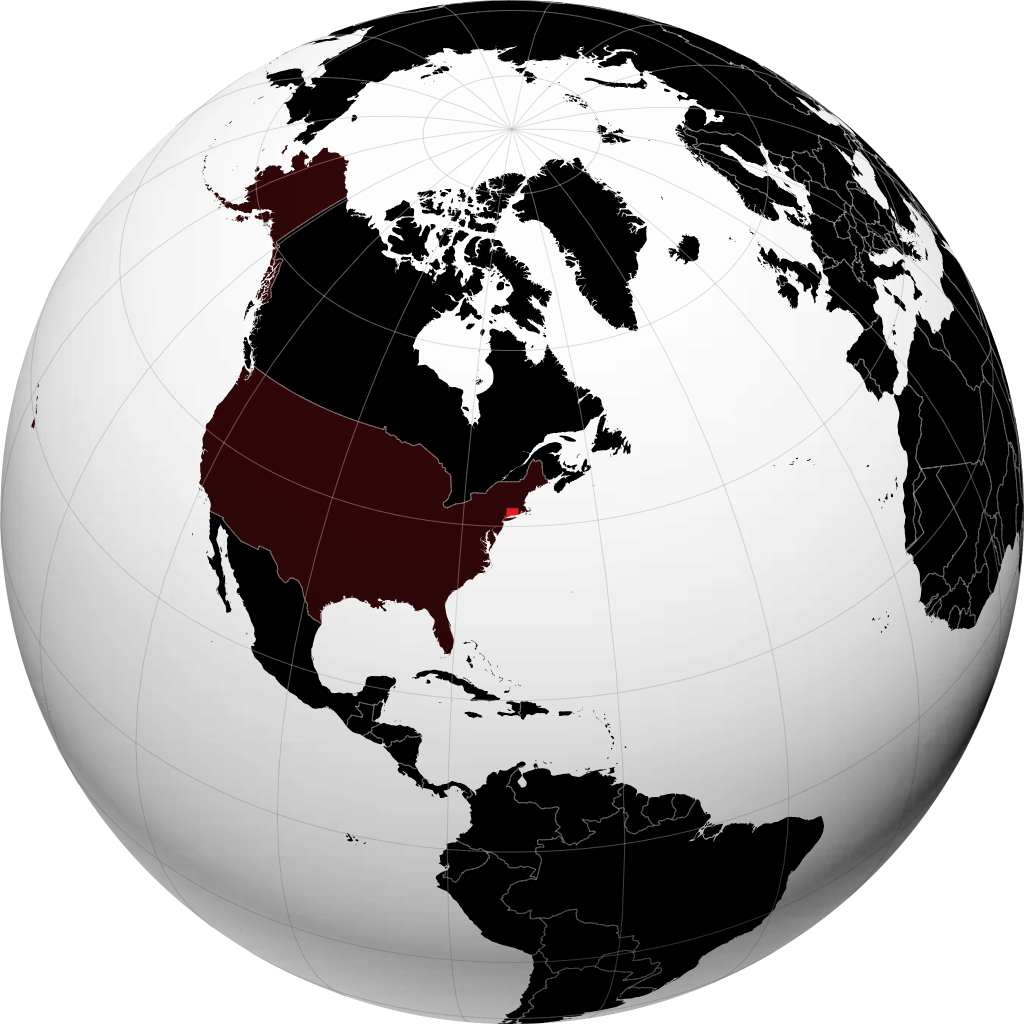 Connecticut no globo