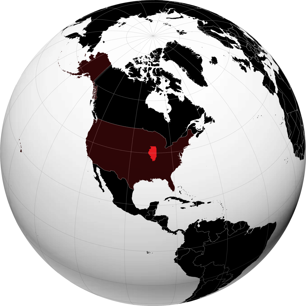 Illinois no globo