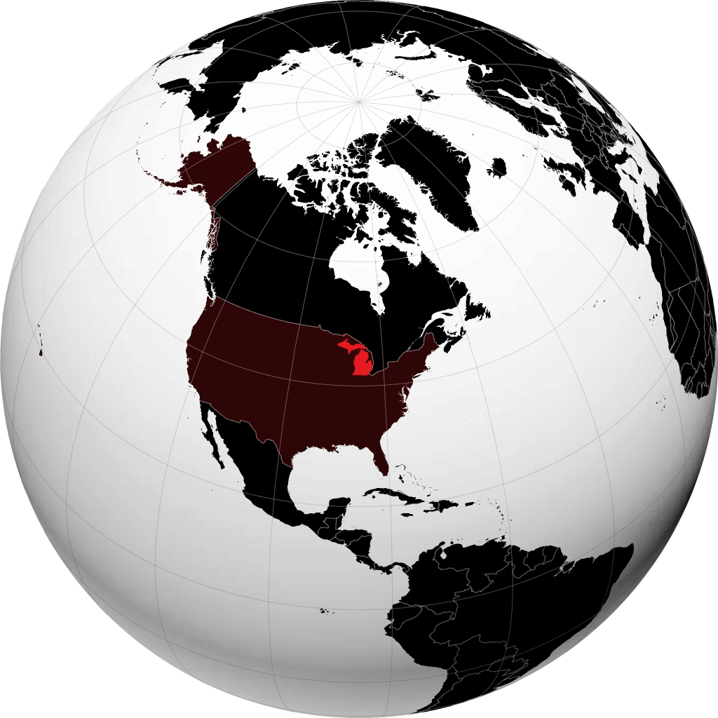 Michigan no globo