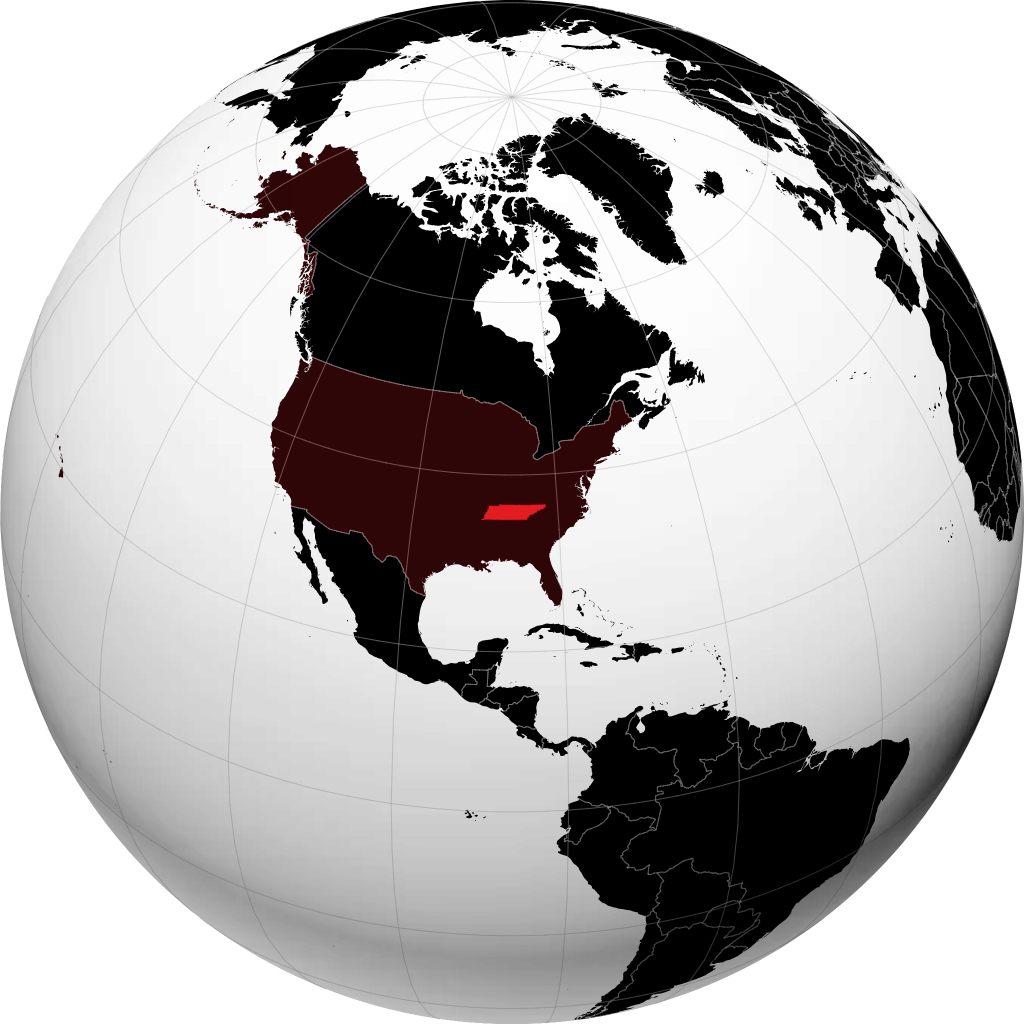 Tennessee no globo