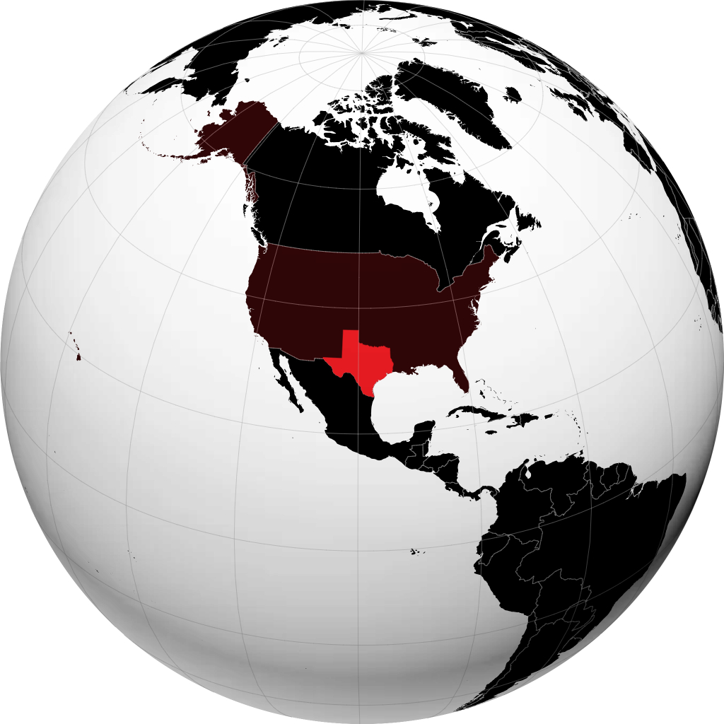 Texas no globo