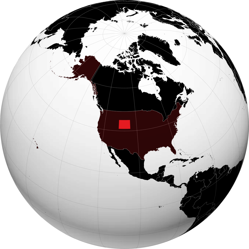 Wyoming no globo