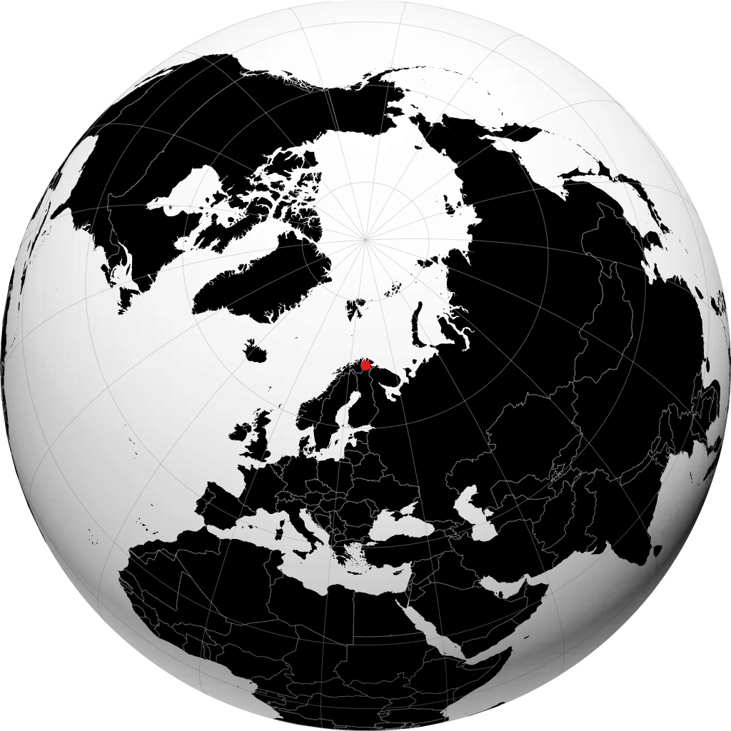 Utsjoki no globo