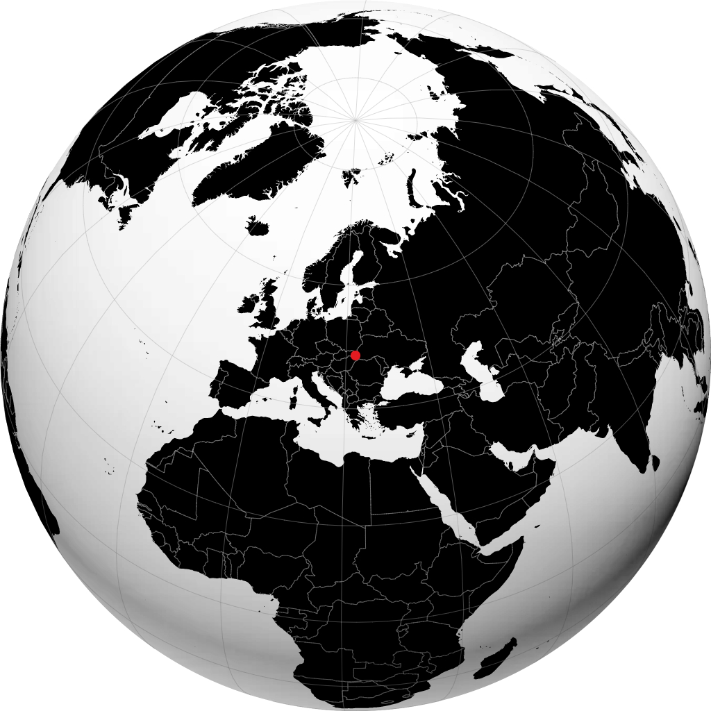 Uzhhorod no globo