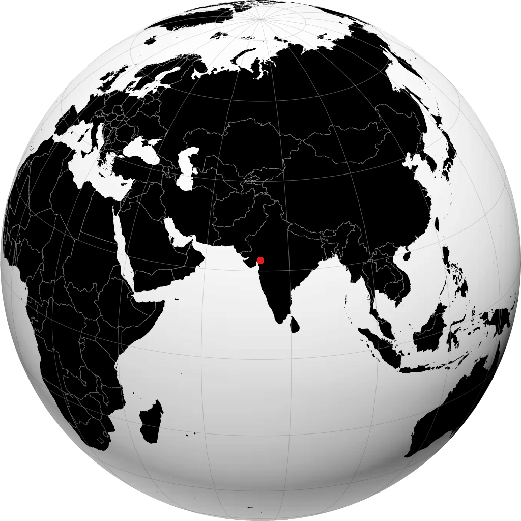 Vadodara no globo