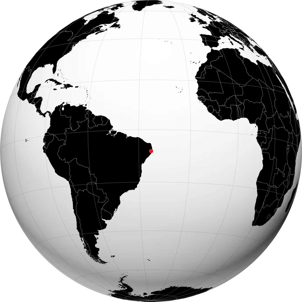Vitoria de Santo Antao no globo