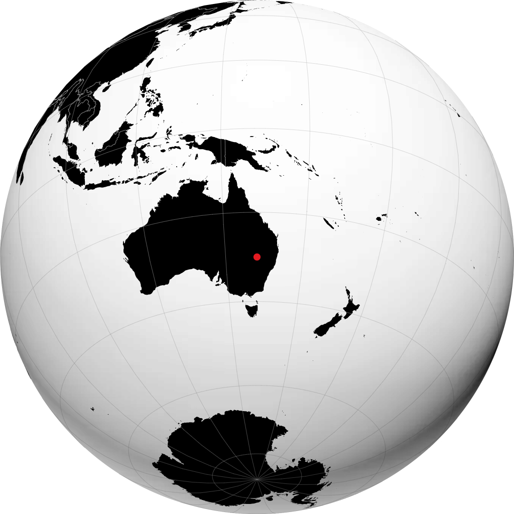 Walgett no globo