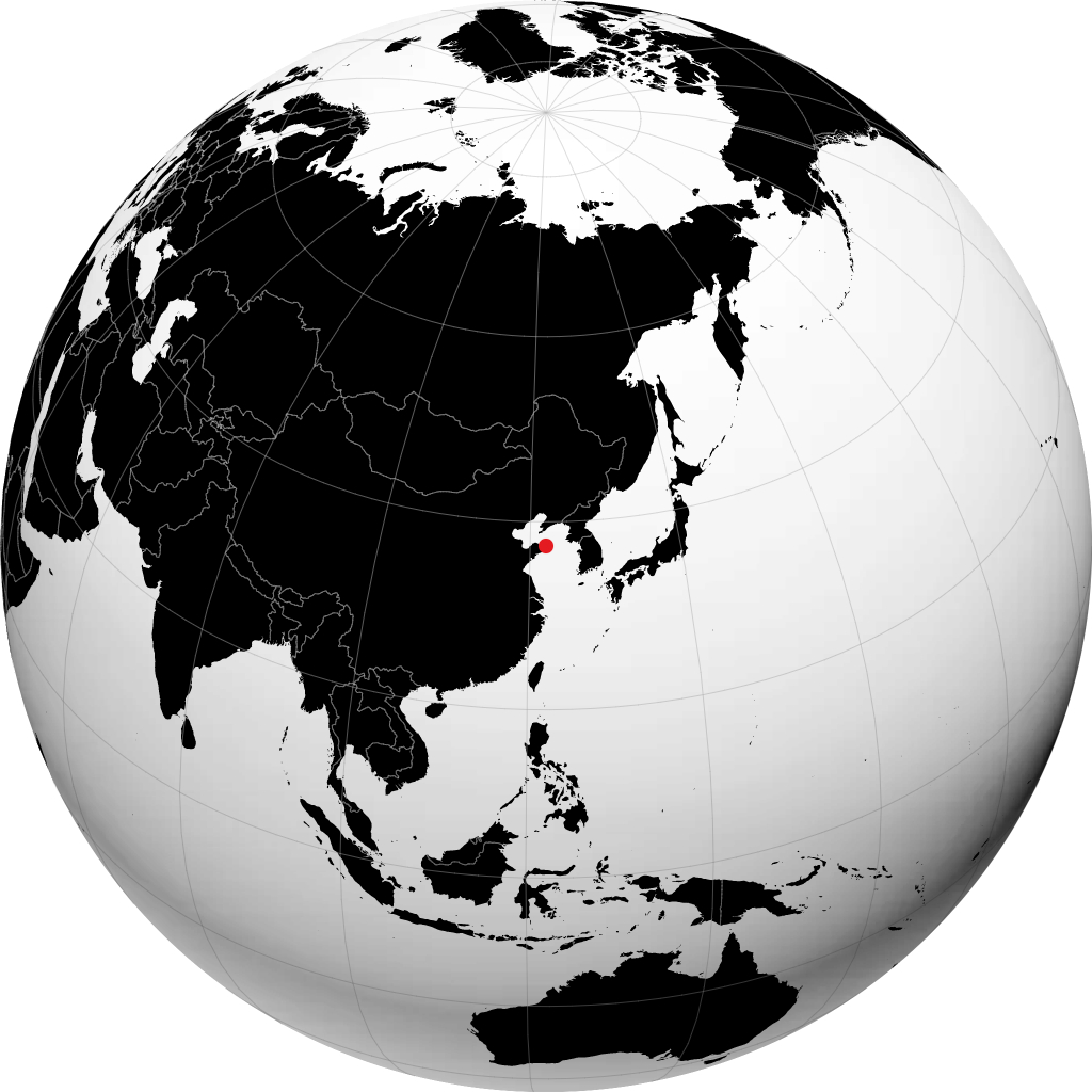 Weihai no globo