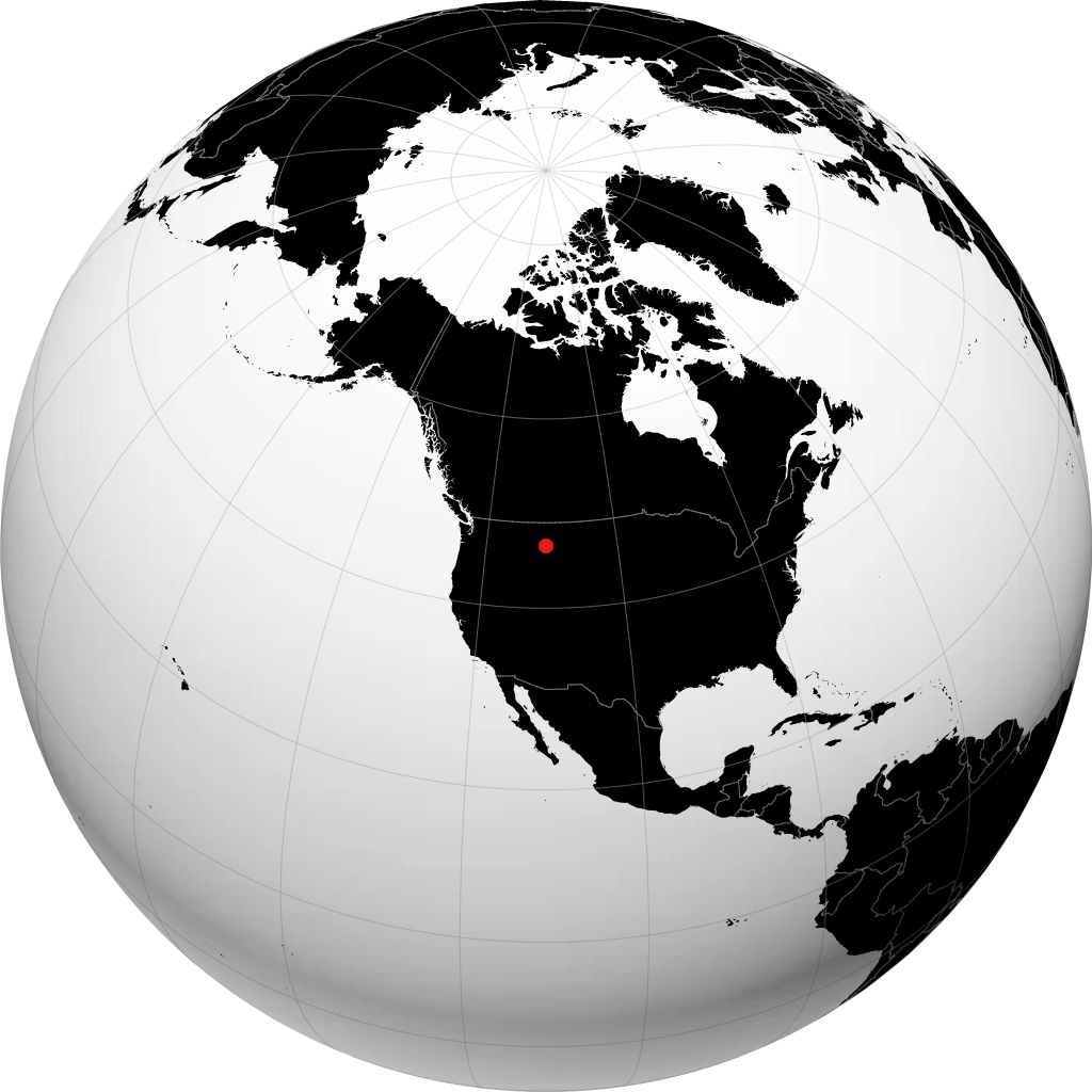 White Sulphur Springs no globo