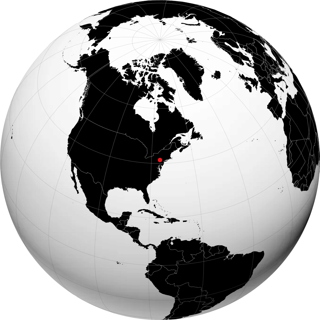Wilkes-Barre no globo