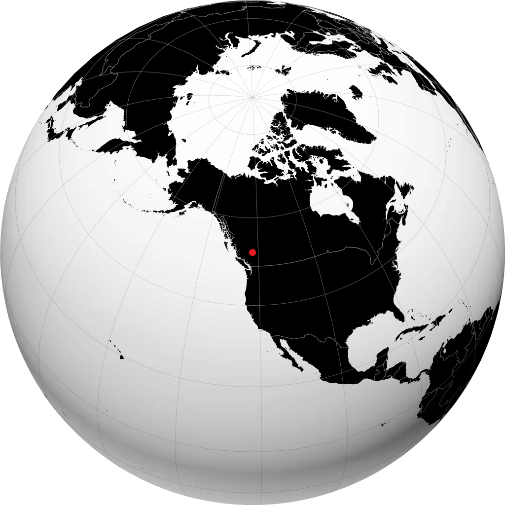 Williams Lake no globo
