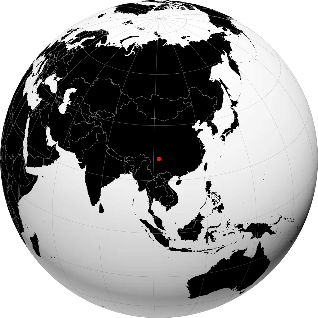 Xichang no globo