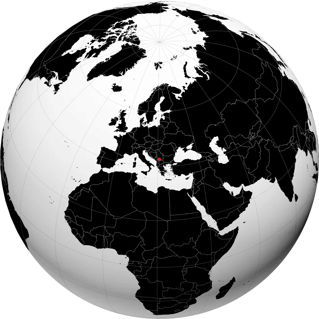 Kosovo no globo