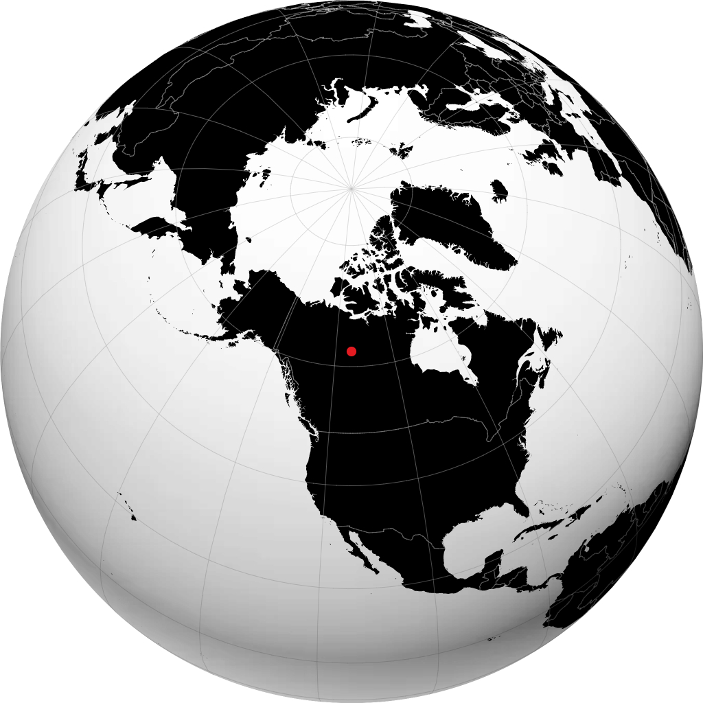 Yellowknife no globo