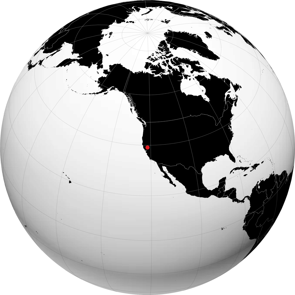 Yuba City no globo