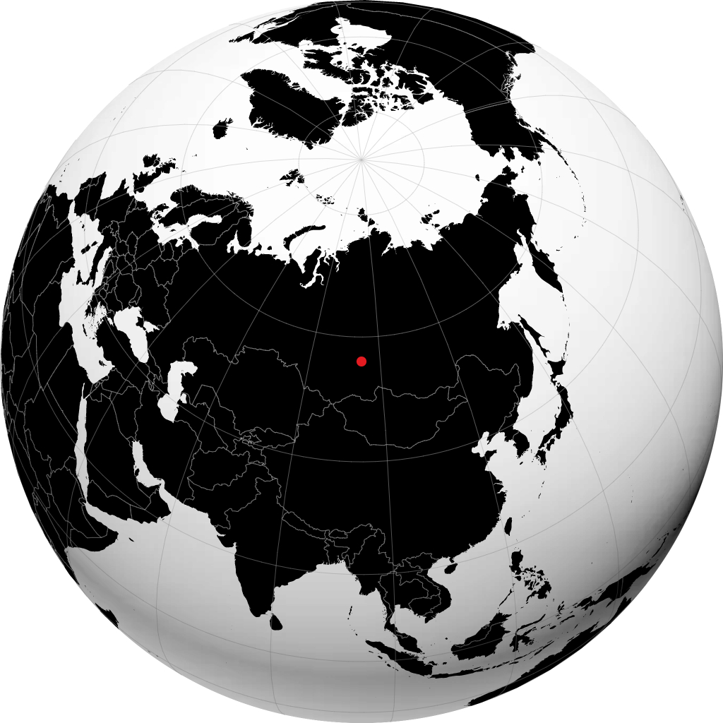 Zelenogorsk no globo