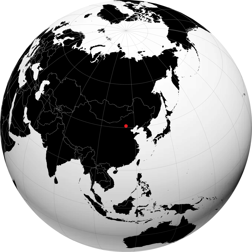 Zhangjiakou no globo