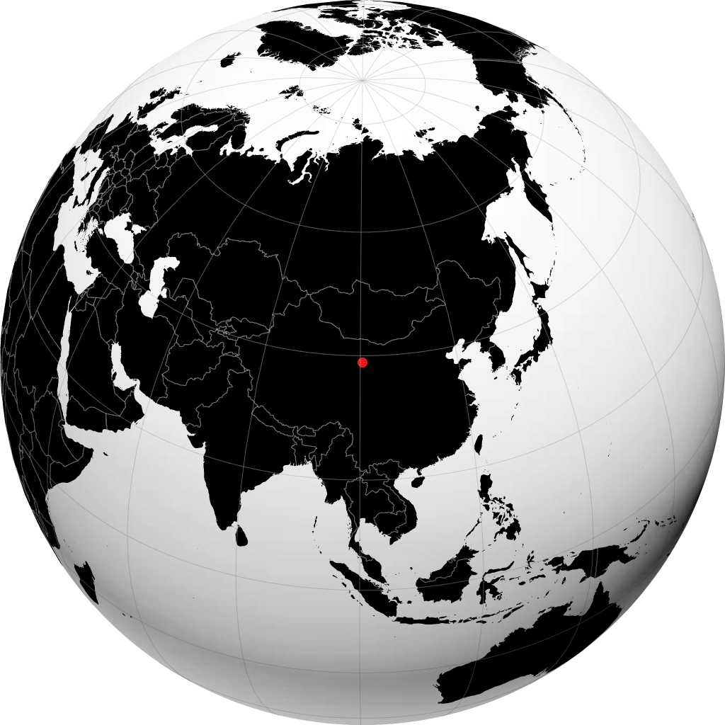 Zhangye no globo