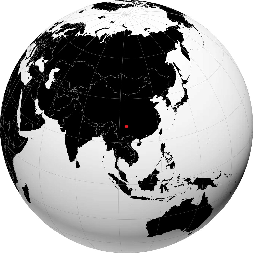Zhaotong no globo