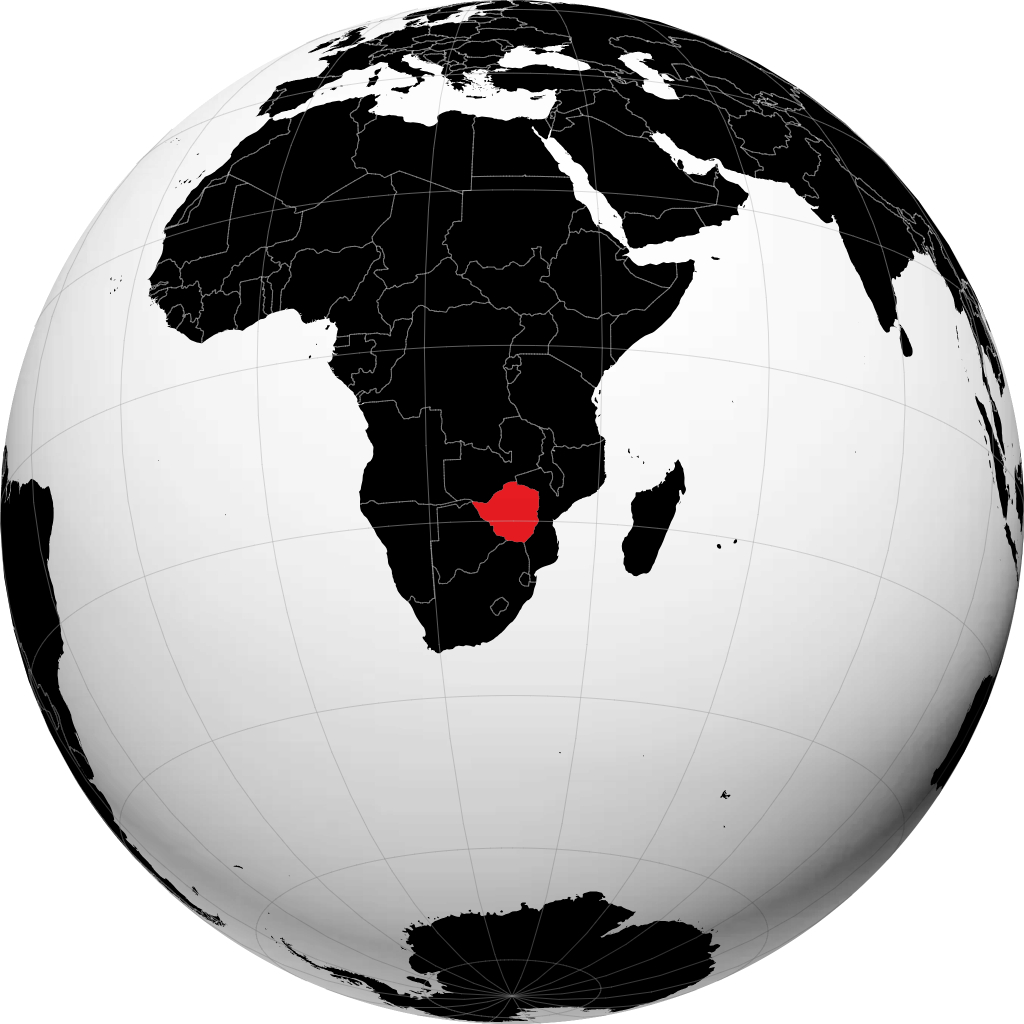 Zimbabué no globo