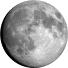 Gibosa crescente, iluminação 97.4%