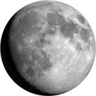 Gibosa crescente, iluminação 92.9%