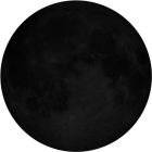 Lua nova, iluminação 0%